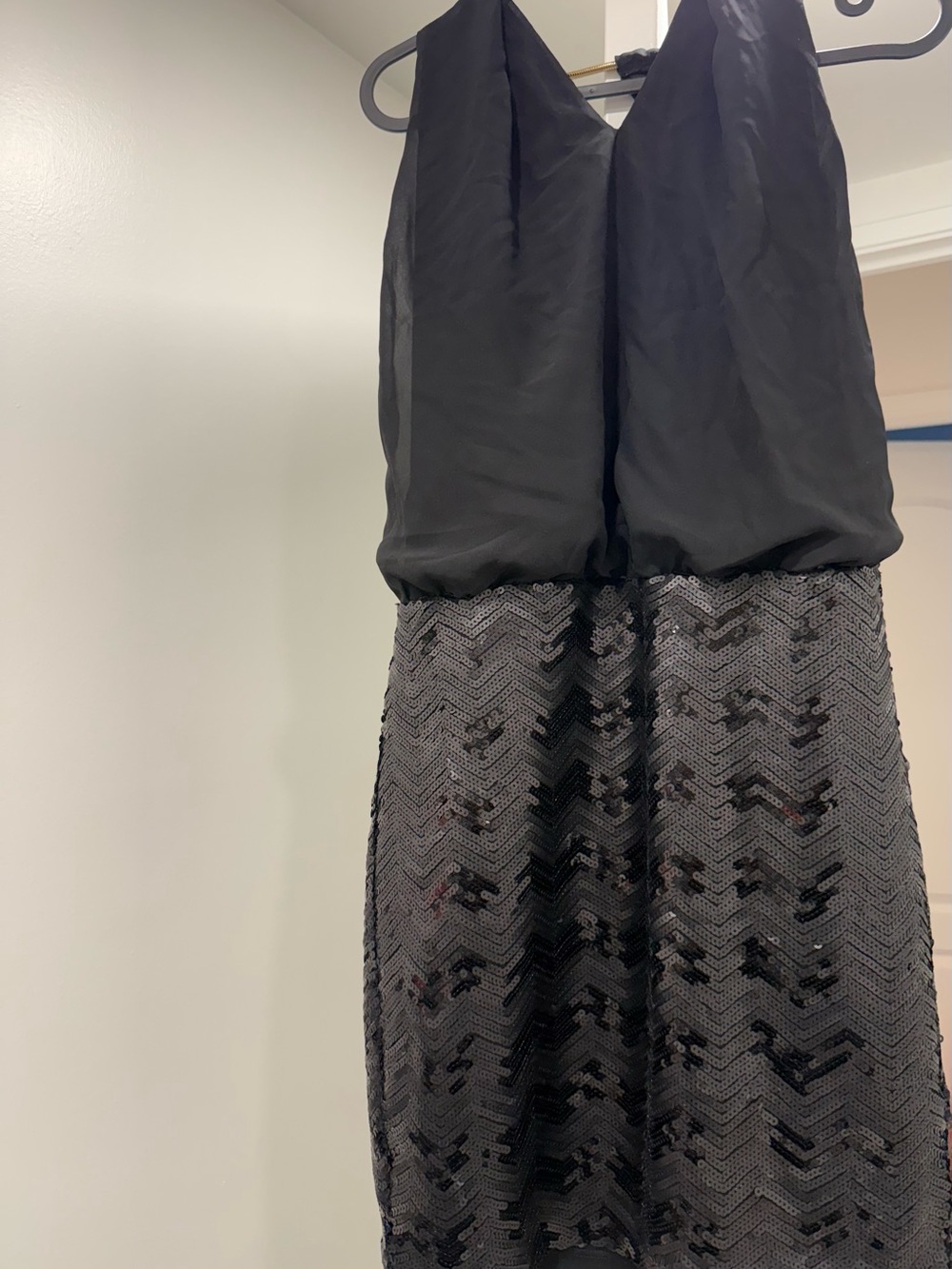 GUESS Black Sequin Dress